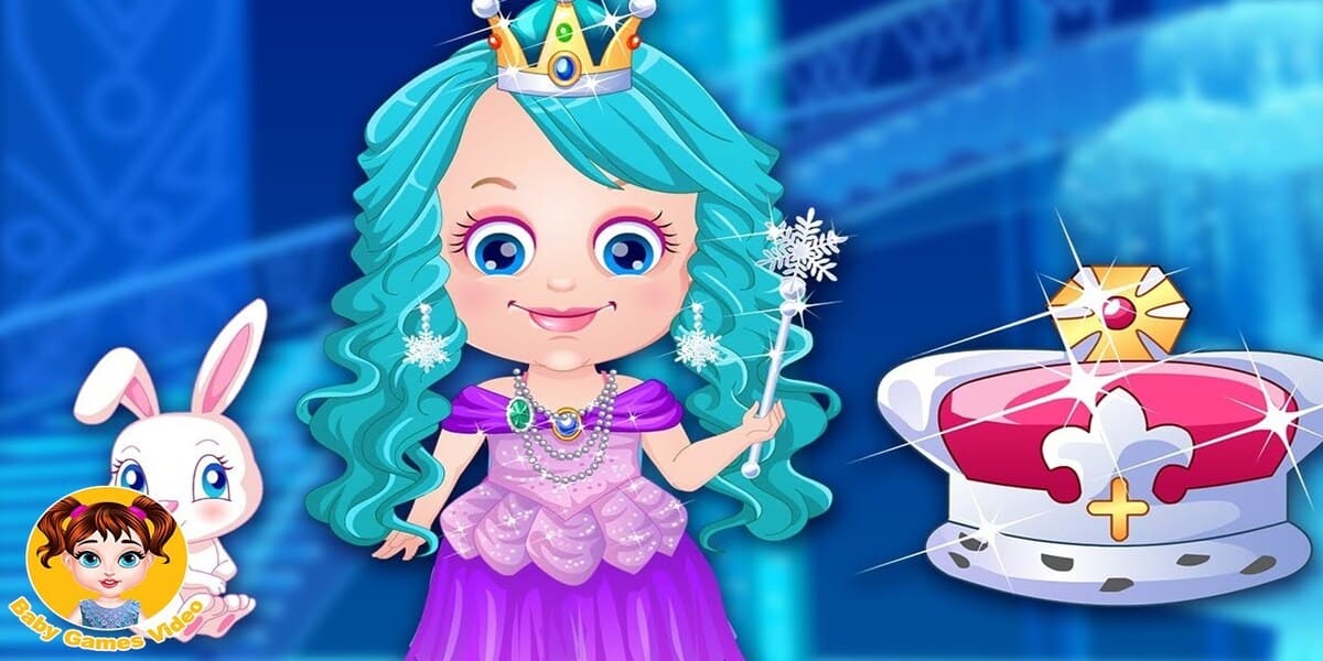 Baby Hazel Ice Princess Dressup