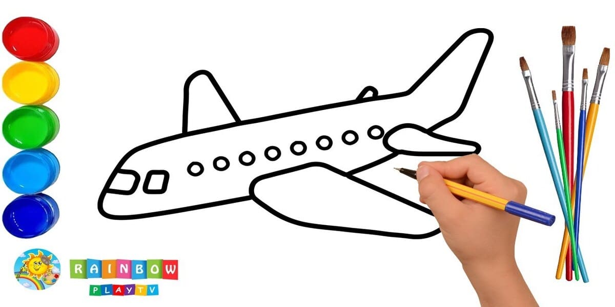 Cute Planes Coloring