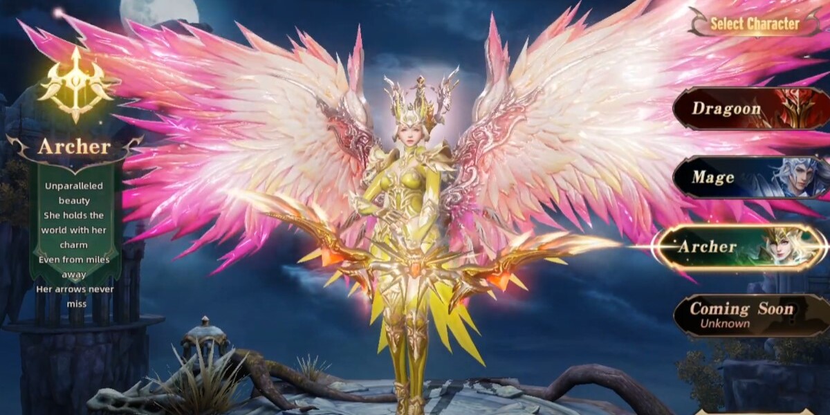 League of Angel Chaos Character