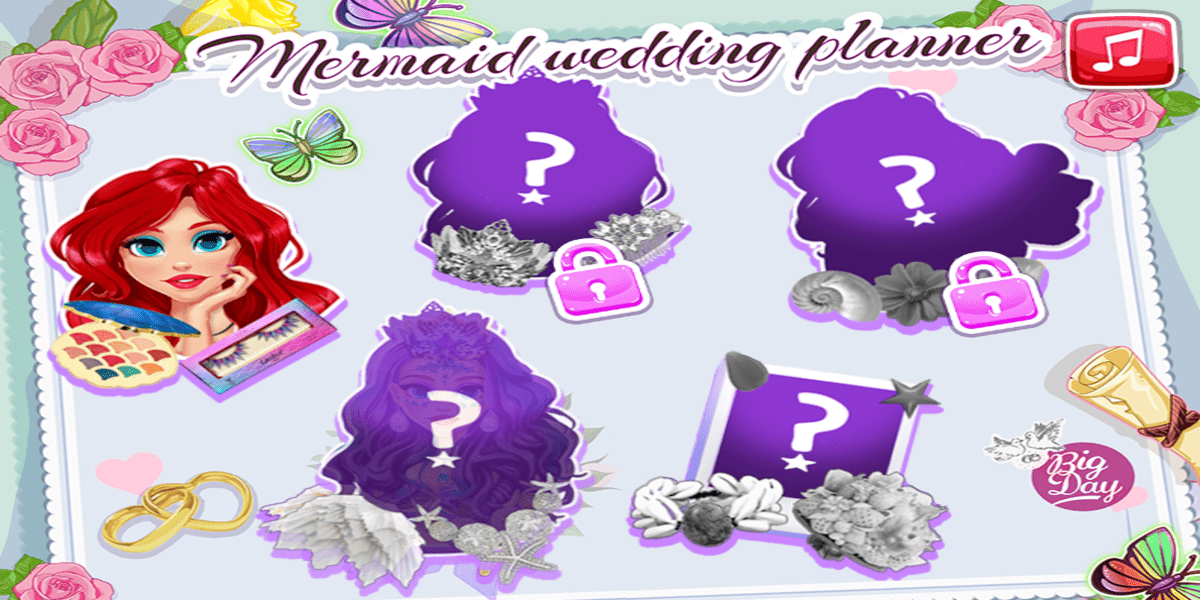 Mermaid's Neon Wedding Planner