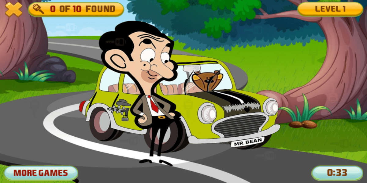 Mr. Bean Car Hidden Keys