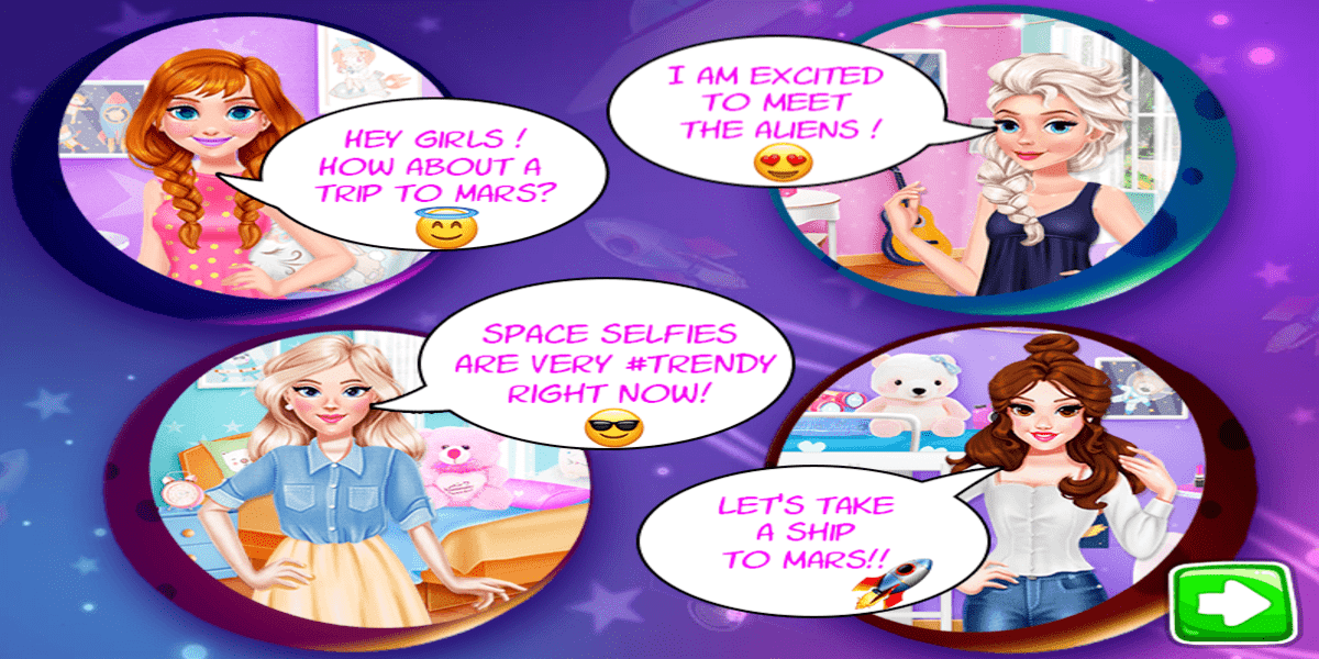 Princess Girls Trip To Mars