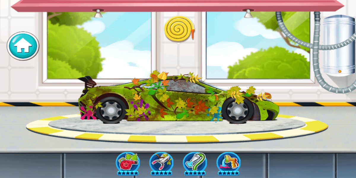 Sports Car Wash 2D