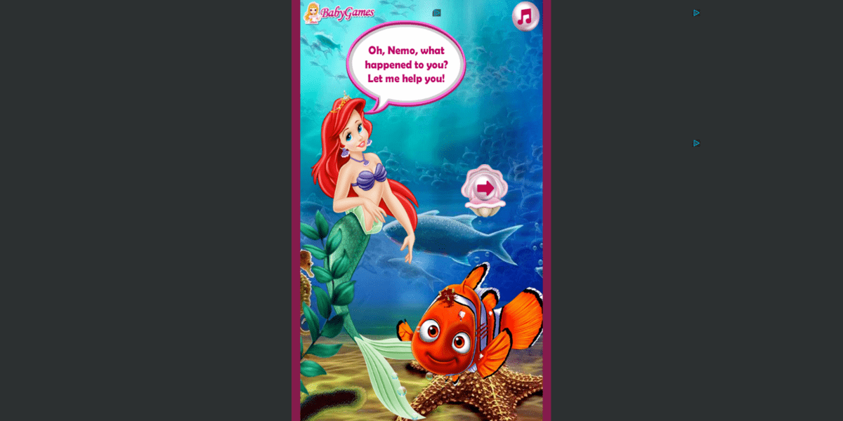 Ariel Save Nemo