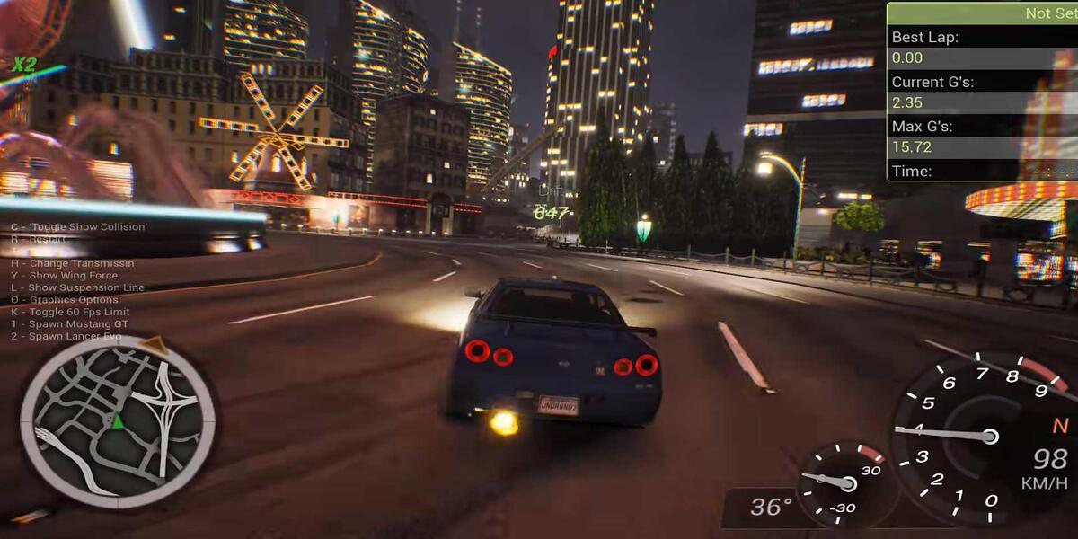 Need For Speed Underground 2 Remake Gameplay