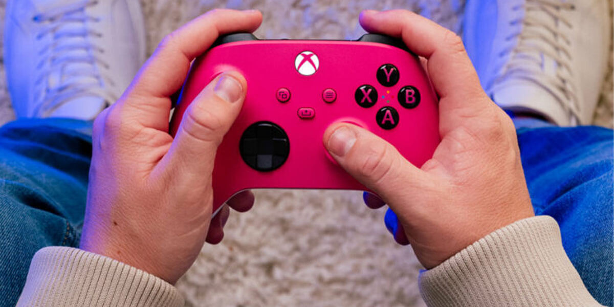 Xbox Wireless Controller จอยคอนโทรในสี  Deep Pink