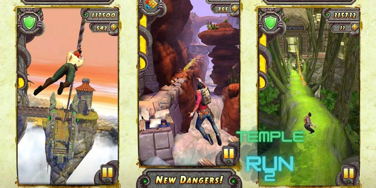 เกมออฟำลน์ Temple run 2