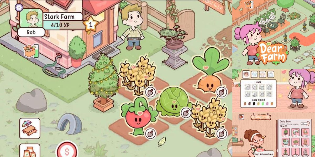 ความน่ารักของเกม My Dear Farm