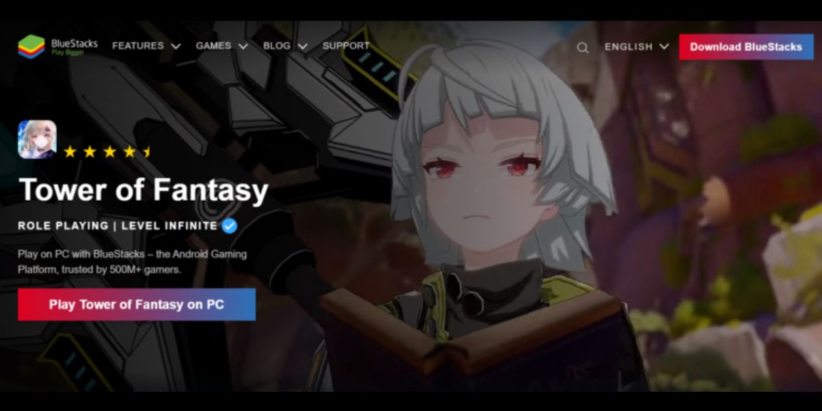 Tower of Fantasy บนBluestacks Bluestacks คืออะไร