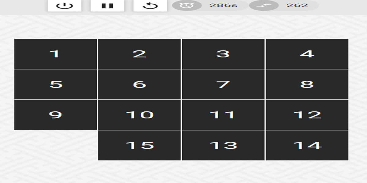 15 Puzzle : Y8 จัดเรียงตัวเลขทั้งหมดใหม่อีกครั้งด้วยการใช้ทักษะและการไขปริศนาเช้าช่วย