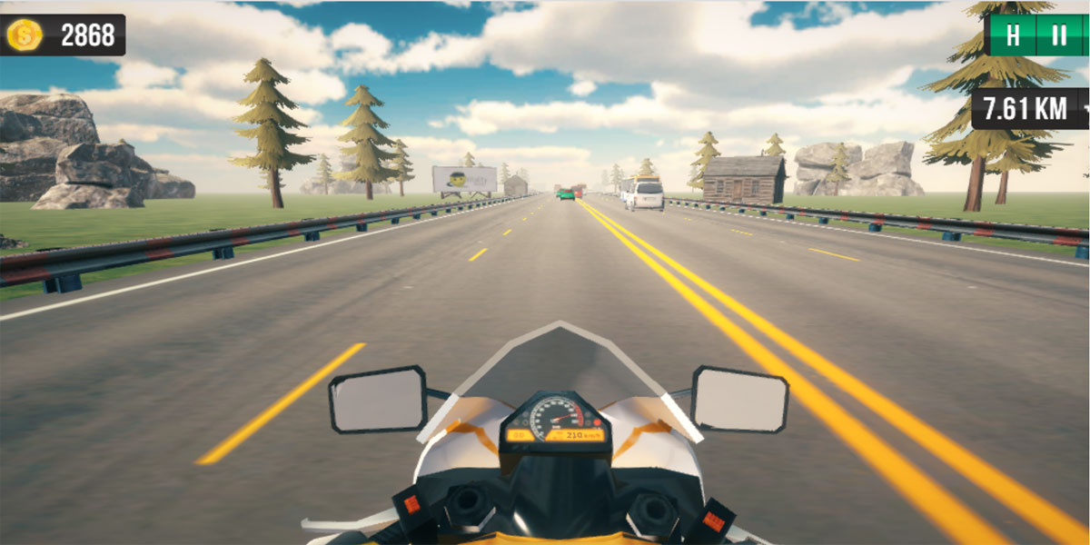 Highway Bike Simulator : Y8 เกมจำลองการขับรถสุดบ้าคลั่งที่จะปลุกเลือดนักซิ่งในตัวคุณให้ตื่นขึ้นมาอีกครั้ง