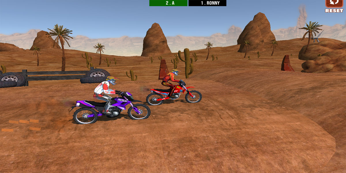 Motocross Racing : Y8 ยินดีต้อนรับเข้าสู่เกมจำลองการแข่งขันรถวิบากที่น่าสนใจที่มาพร้อมกับสนามการแข่งขันบนภูมิประเทศ