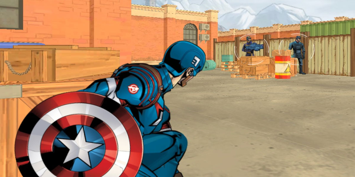 Captain America Shield Strike : Y8 ในฐานะซุปเปอร์ฮีโร่ผู้ทรงพลังและแข็งแกร่งที่สุดในโลก