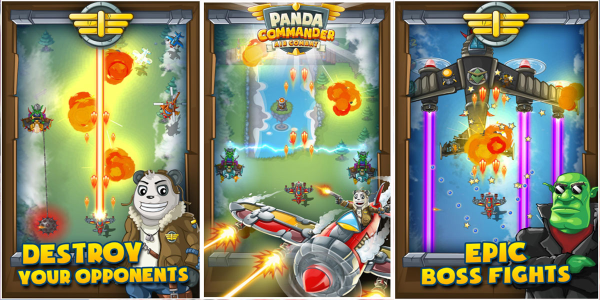 Panda Commander : Air Combat : Y8 เปิดโอกาสให้กับตัวเองและพุ่งทยานขึ้นสู้ท้องฟ้าด้วยเครื่องบินรบขนาดใหญ่