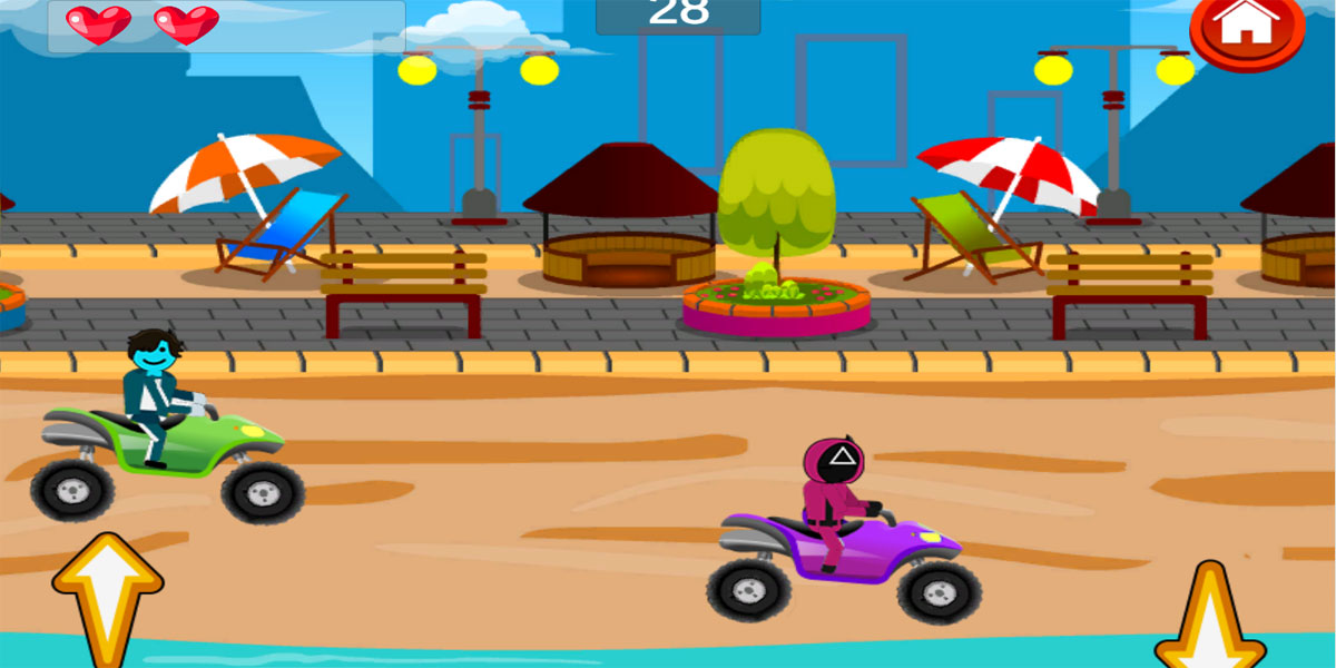 Squid Gamer Buggy Raging : Y8 เกมจำลองการขับรถแสนนุกที่ได้รับแรงบันดาลใจการสร้างเกมมาจากตัวละครยอดนิยมอย่าง Squid Gamer