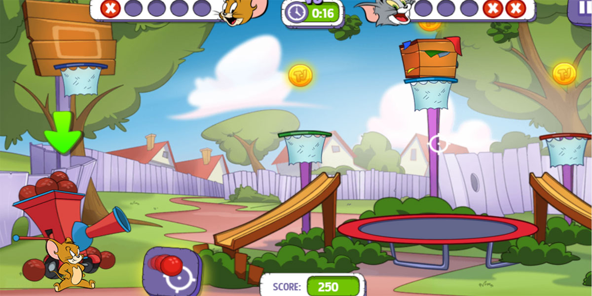 เกมออนไลน์ที่ได้รับความนิยมอย่างแพร่หลาย Tom & Jerry : Backyard Battle : Y8