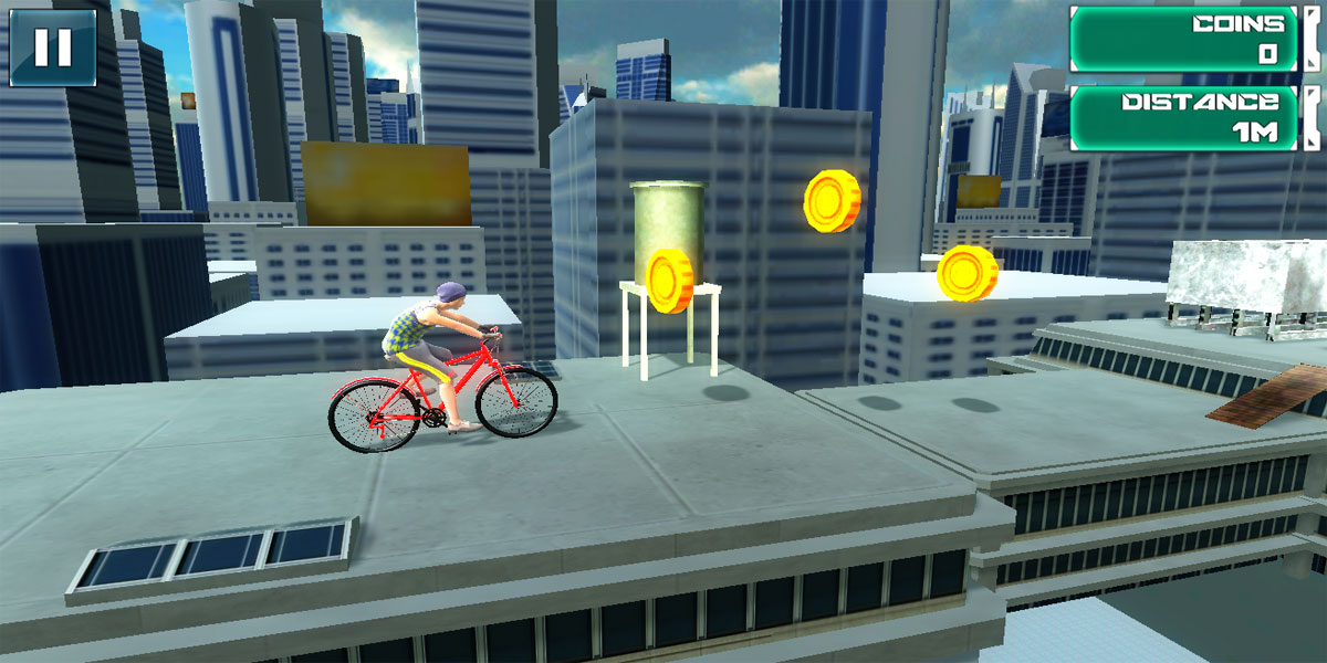 Bike Stunts of Roof : Y8 เกมจำลองการขับรถสุดมันส์และบ้าคลั่งที่สุดเท่าที่มีมา