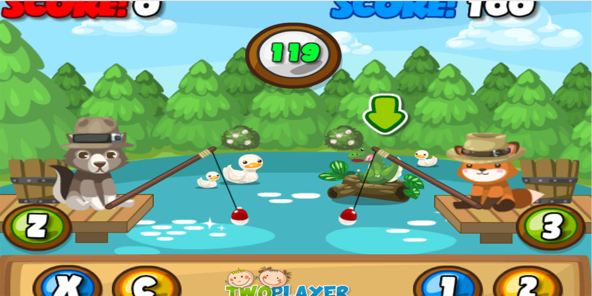 Fishing Duel Dash : Y8 เกมแข่งขันตกปลาสำหรับผู้เล่นที่ชื่นชอบการตกปลาในเวลาว่าง