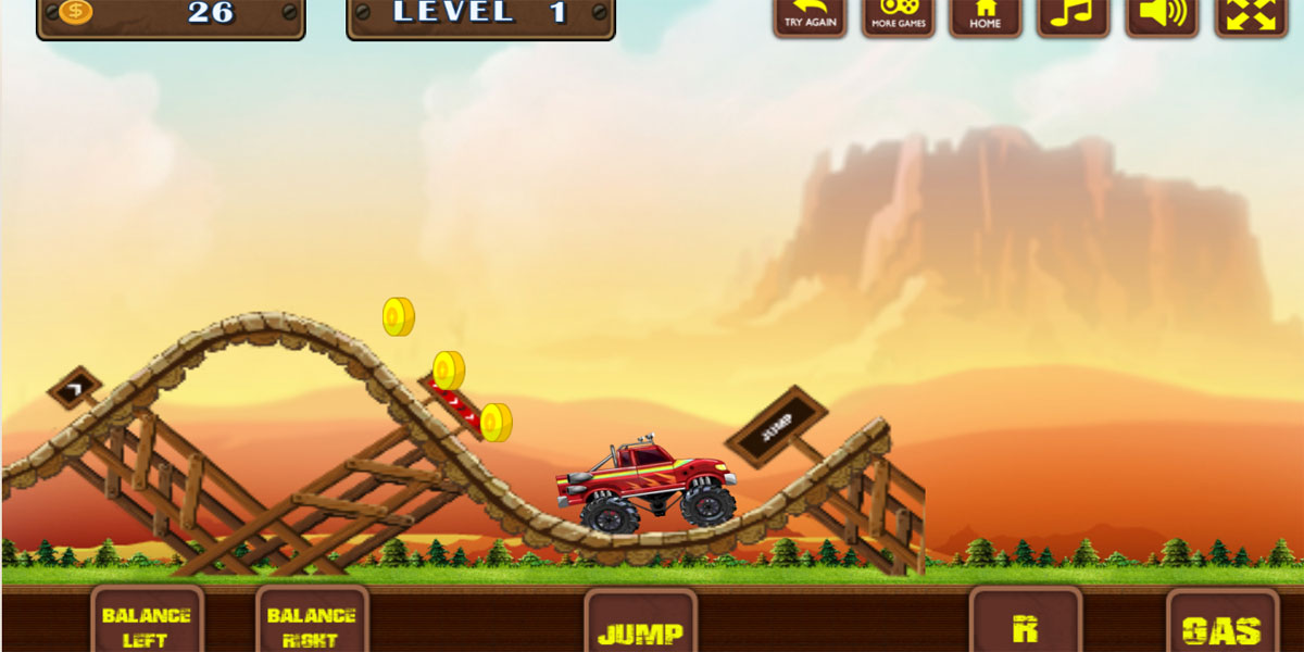 Monster Truck Madness : Y8 ได้เวลาปลดปล่อยทักษะการขับขี่สุดเร้าใจและเข้านั่งประจำที่