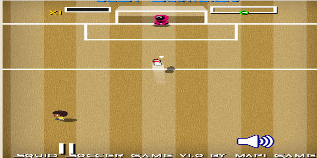 Squid Soccer Game : Y8 เป็นอีกหนึ่งเกมออนไลน์ที่มีเรื่องราวเกี่ยวกับตัวละคร Squid Game