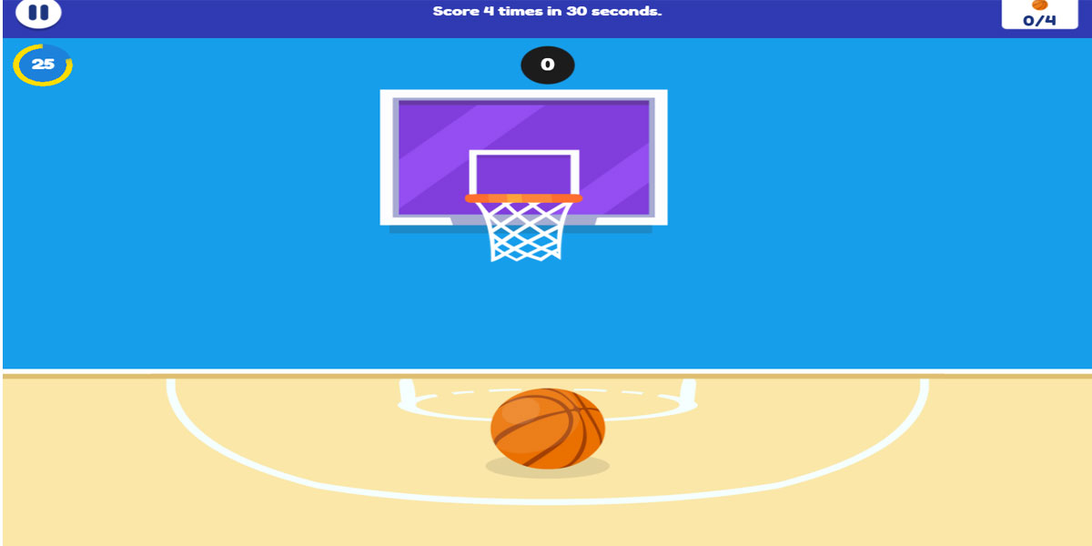 Basketball Challenge : Y8 เล็งและโยนลูกบอลขึ้นไปบนตะกร้าให้ได้มากที่สุด
