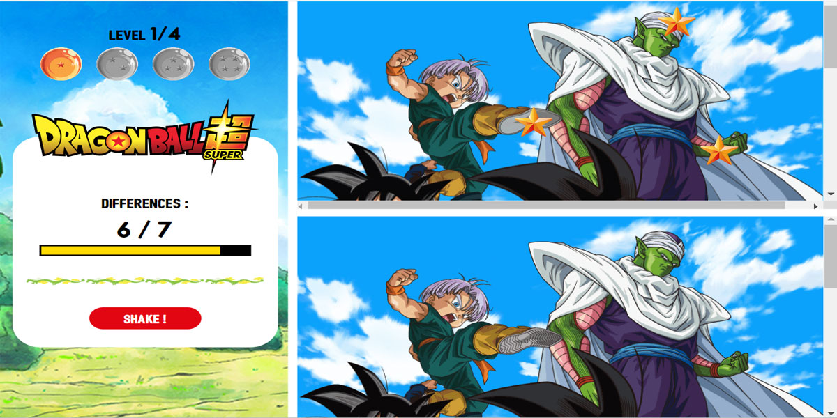 Dragon Ball Super 7 Differences 1