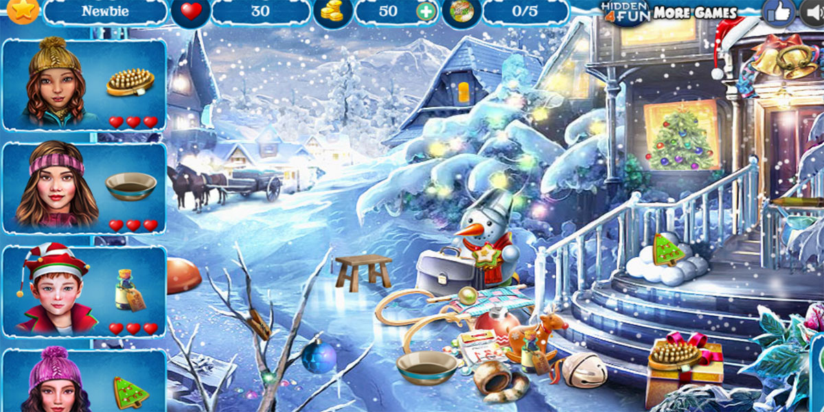 Saving Christmas Hidden Objects 2