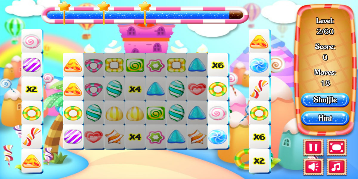 Candyland Mahjong : Y8