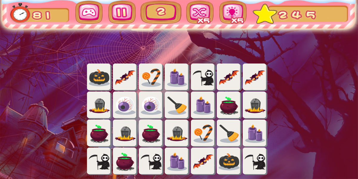 Halloween Mahjong Connection 2