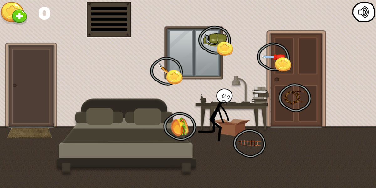 Stickman Home Escape 2