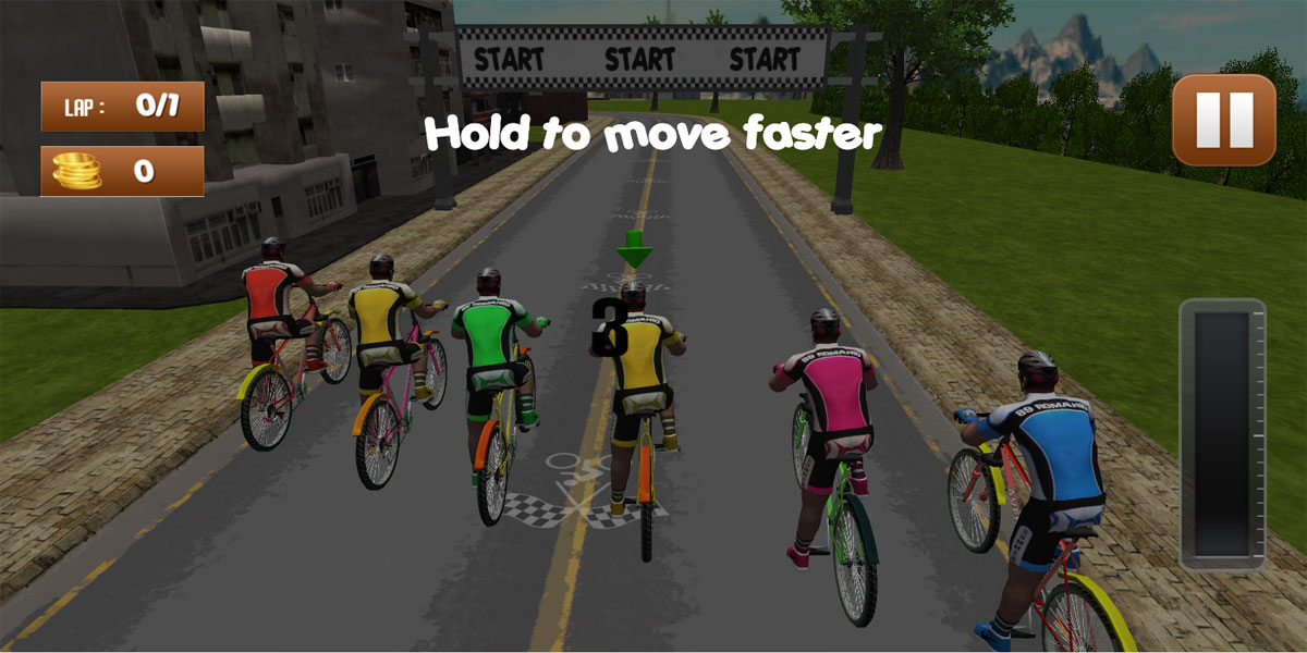 Pro Cycling 3D Simulator : Y8