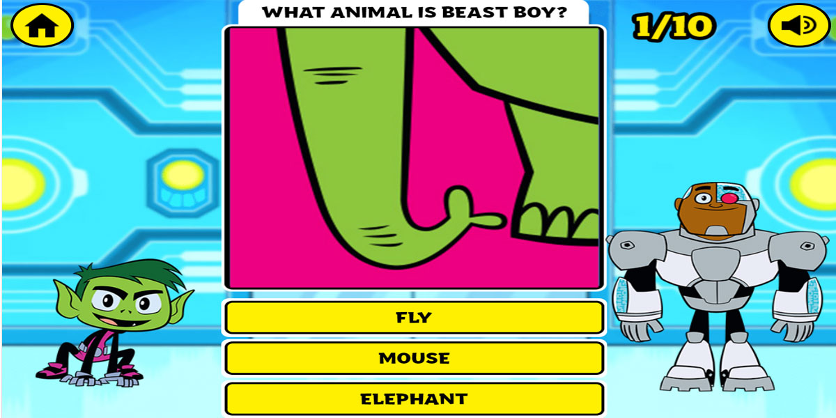 Beast Boy's Animal Quiz : Y8