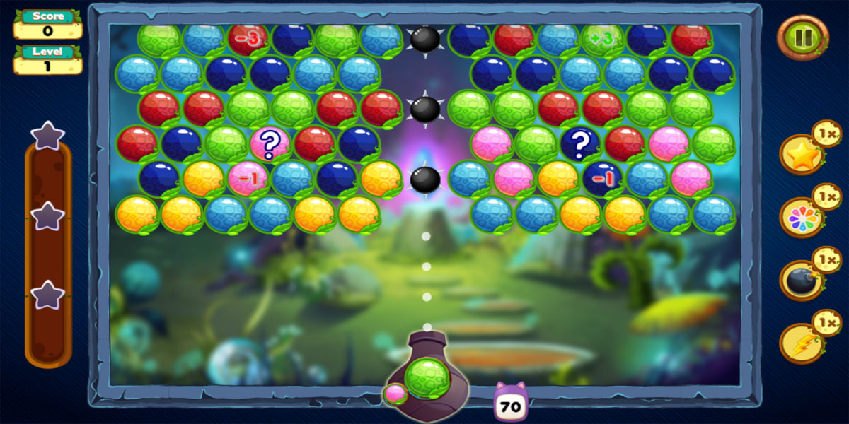 Jungle Bubble Shooter : Y8