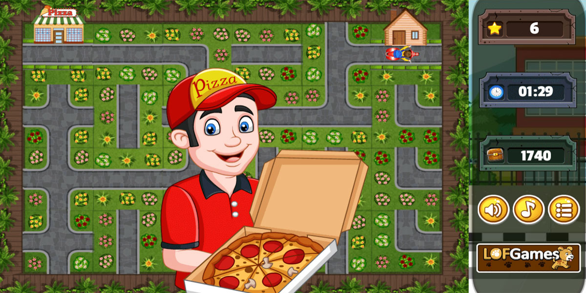 Pizza Delivery Puzzles : Y8