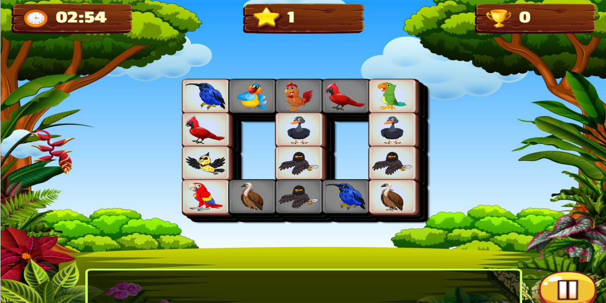 Bird Tiles Match : 2