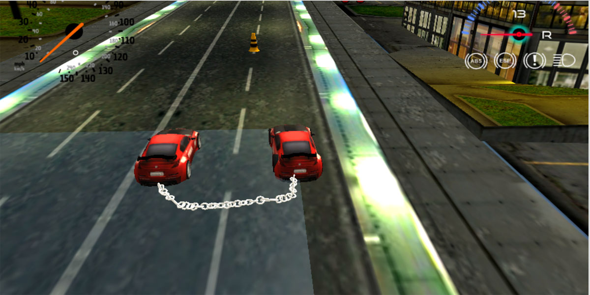 Chained Cars 3D Impossible Driving : 2