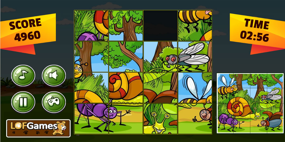 Insect Pic Puzzles : 2