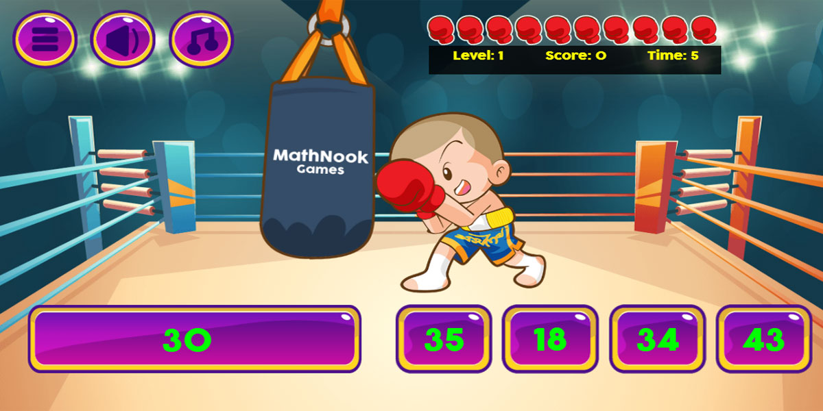 Math Boxing Rounding : Y8