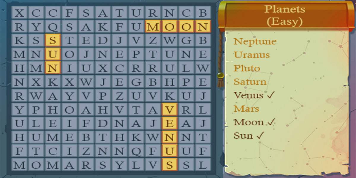 Astrology Word Finder : 2