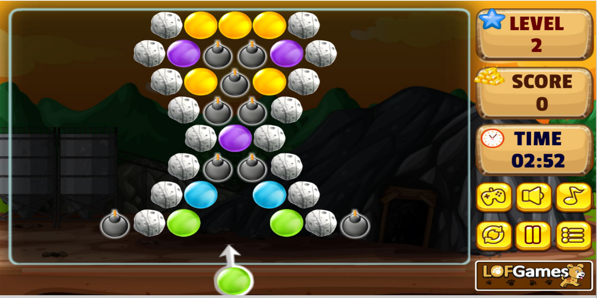 Bubble Shooter Gold Mining : 2