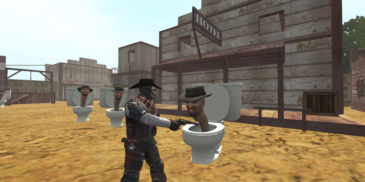 Cowboy vs Skibidi Toilets : 2