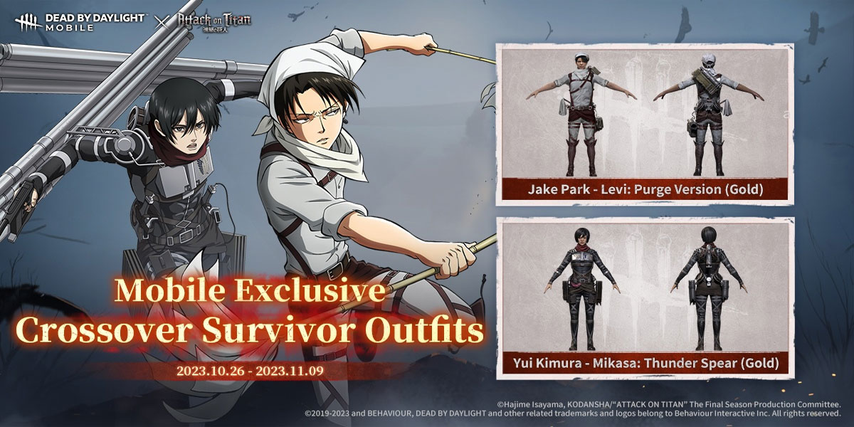 Dead by Daylight Mobile X Attack on Titan 4