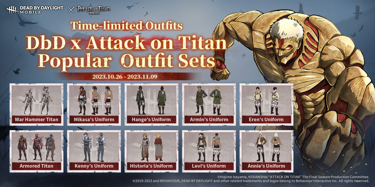 Dead by Daylight Mobile X Attack on Titan 5