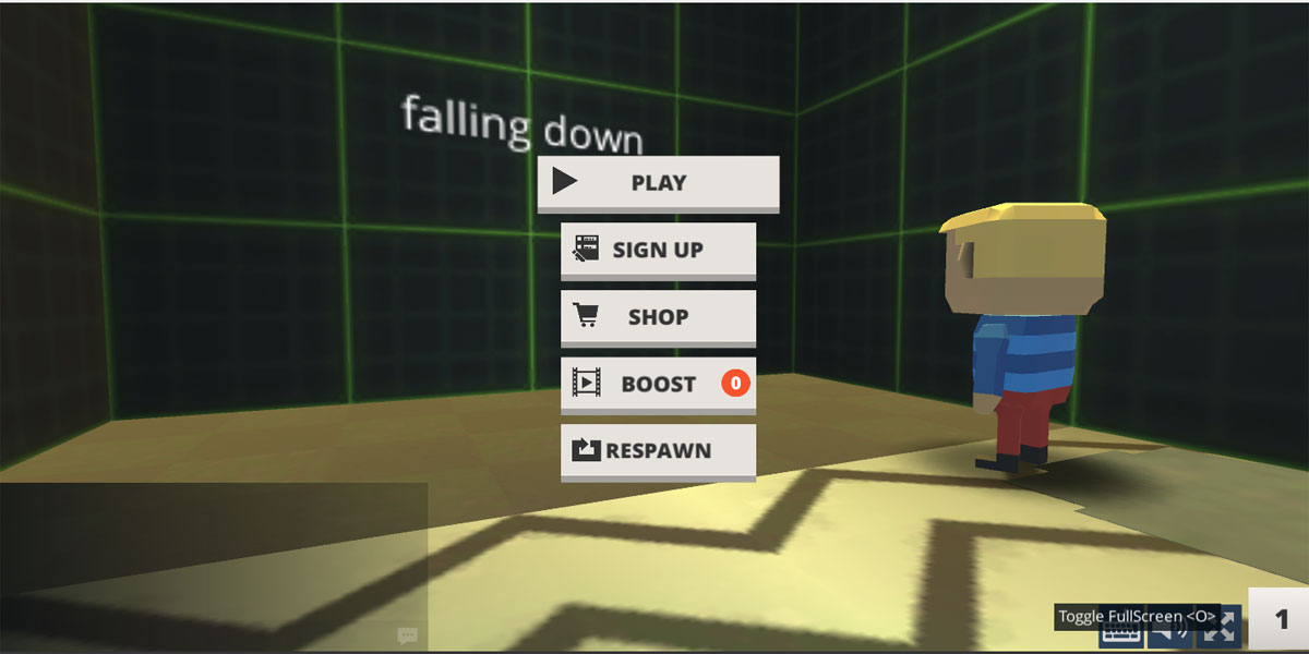 Kogama : Falling Down : Y8