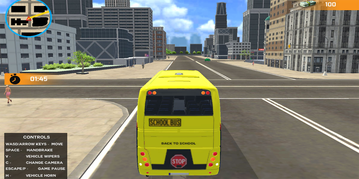 School Bus Game Driving Sim : 2